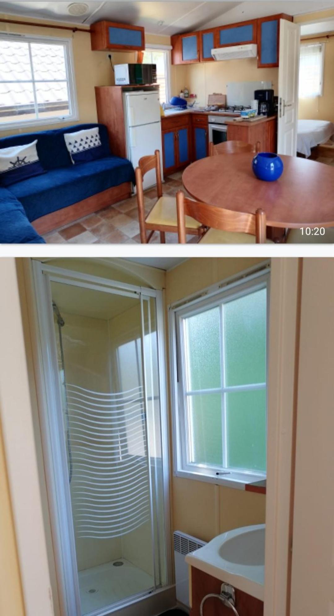 Mobile-Home Avec Terrasse 托农莱班 外观 照片