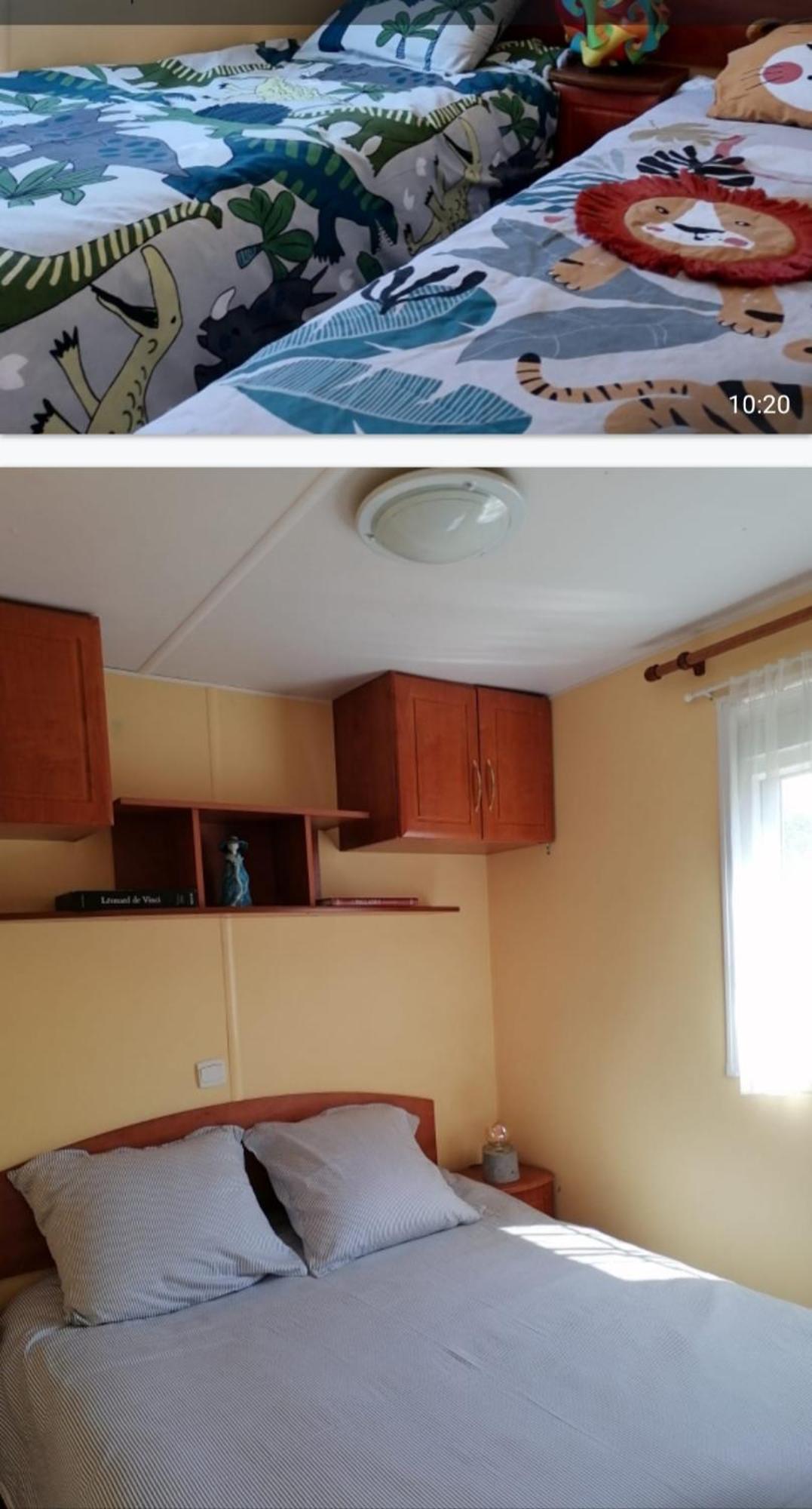 Mobile-Home Avec Terrasse 托农莱班 外观 照片